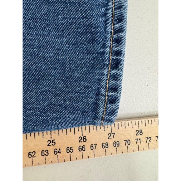 Other Stories High waist straight leg Jeans retro blue 90s boho sz 28 - Picture 6 of 9